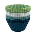 thumbnail image 1 of Vaidha 12pc Muffin Cupcake Baking Tool Reusable Round Pudding Cup, 1 of 1