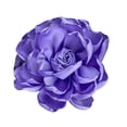 thumbnail image 1 of Broche de flores de 10 cm, delicado pasador de satén para el pelo, para regalar , para la de Púrpura, 1 of 8