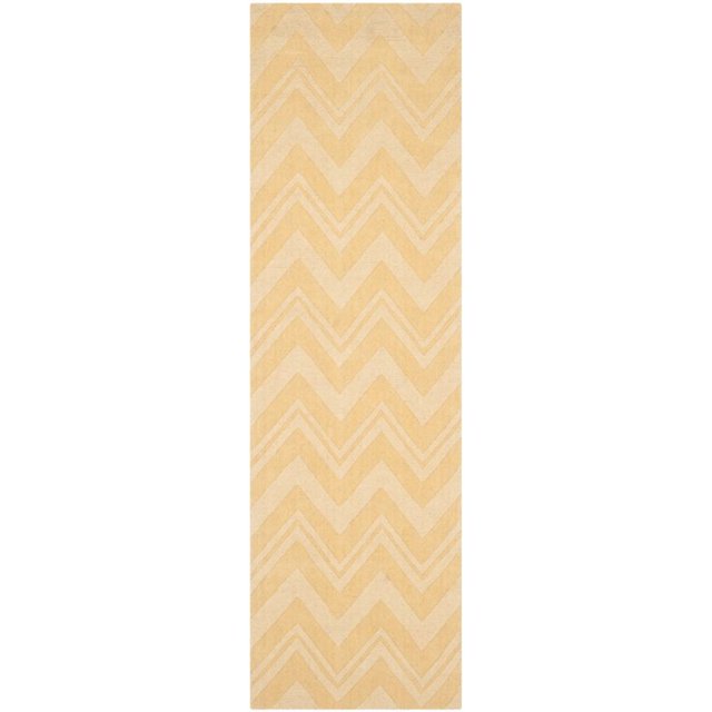 Safavieh Impressions Collection IM398C Handmade Gold Premium Wool Area Rug (7'6" x 9'6")