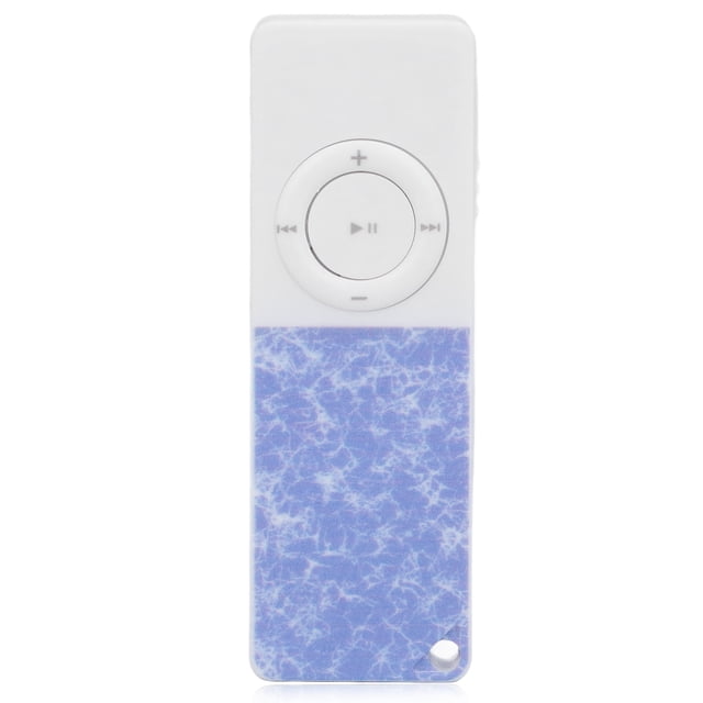 Reproductor MP3 Slim Classic Multifunción HiFi Sonido sin pérdida Reproductor de música Admite hasta 64 GB Azul