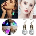 thumbnail image 1 of LLQkigsxse Leopard Necklace Colorful Led Light Bulb Earrings for Rave and Party(1 Pair), 1 of 6