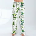 thumbnail image 5 of Hearthz Christmas Pajamas Pants Women Winter Wide Leg Women Pajama Bottoms Fall Drawstring Women Lounge Pants, 5 of 7