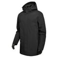thumbnail image 5 of Zedker Men's Long Parkas Winter Warm Windproof Down Padded Jacket Snow Trenchcoat Black XL, 5 of 9