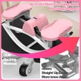 thumbnail image 2 of LuckyNote Lateral Stepper Machine with Resistance Bands & LCD Monitor, 330 lbs Capacity Whisper-Quiet Rocking Stepper for Home Workout, Pink, 2 of 8