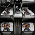thumbnail image 7 of Vsdgher Puppy Sits In Bathtub Car Foot Mat Set of 4 Pieces Universal Floor Liner Car Accessories Fits Most Cars, Trucks, Vans, sedans, SUV, 7 of 7