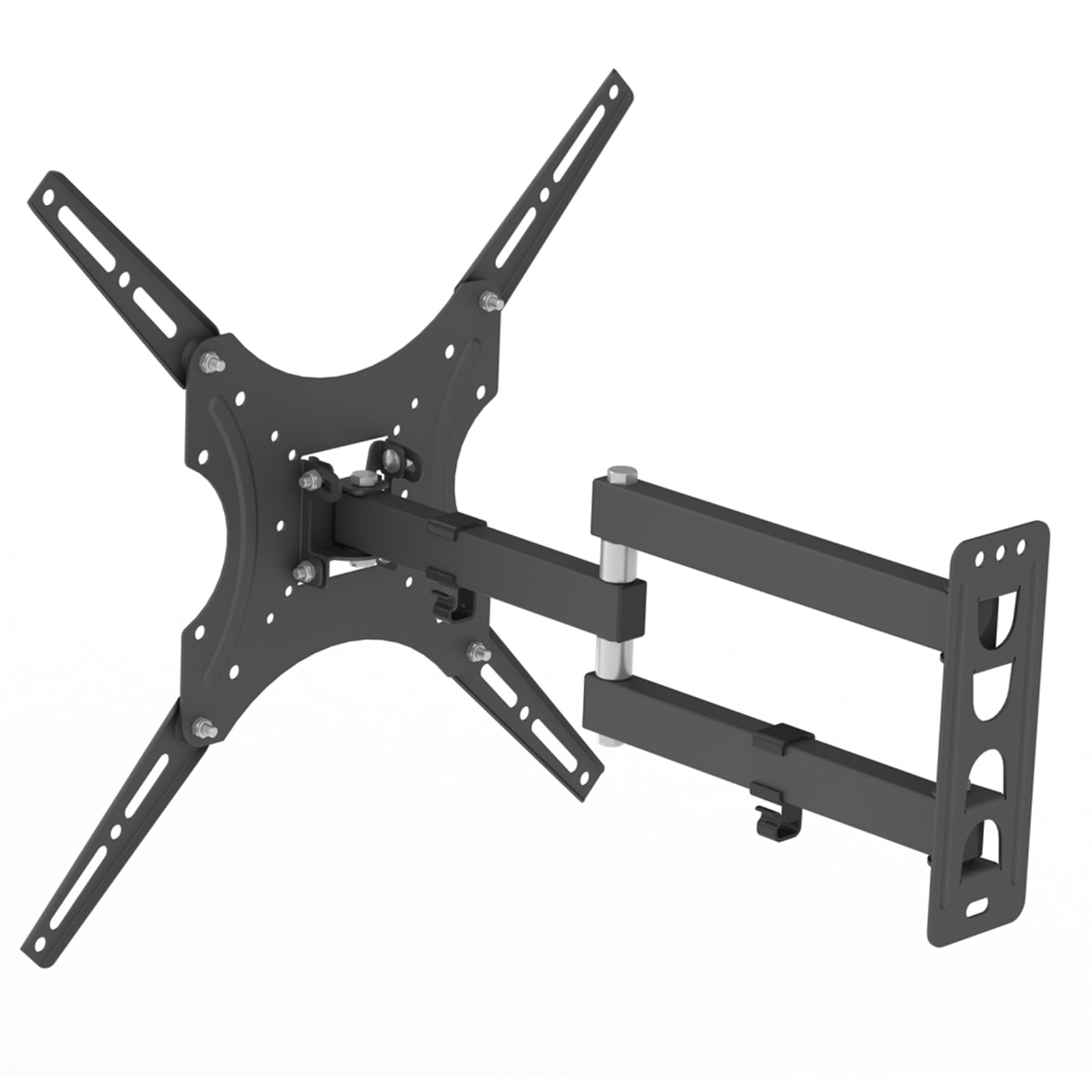 26-55 Inch Full Motion TV Wall Mount Bracket with Tilt & Swivel, Heavy Duty Articulating TV Stand for Flat Screen HDTV,Adjustable Extension 2.4-17.7" for Easy Installation Living Room Home Theater