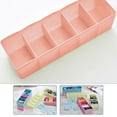thumbnail image 2 of Xoxingysm Drawer Organizer for Clothes,Foldable Drawer Dividers Storage Boxes,5 Compartments,Multi-Purpose,Superimposable Underwear,Socks, Jewelry Storage Box, Storage Box,Drawer Storage Box, 2 of 5
