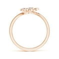 thumbnail image 2 of ANGARA Natural Diamond Five Petal Flower Fashion Ring in 14K Rose Gold for Women (Size-2.2mm| Color-I-J| Clarity-I1-I2) | April Birthstone, Anniversary, Jewelry Gift for Women | Natural Diamond Ring, 2 of 10