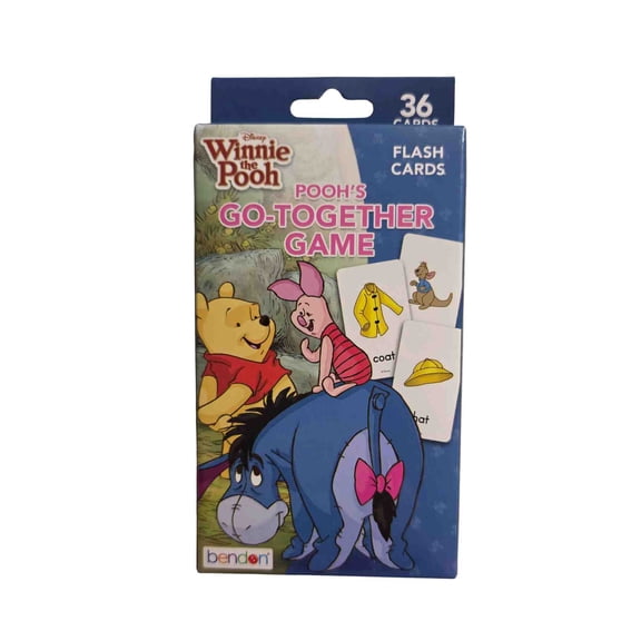 Pooh's Go Together Game, 36 Flash Cards