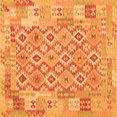 thumbnail image 1 of Ahgly Company Indoor Square Southwestern Orange Country Area Rugs, 6' Square, 1 of 1