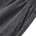 thumbnail image 4 of Nmnitkp Mens Shorts Heathered Casual Athletic Shorts Elastic Waist Drawstring With Pockets Workout Gym Training Summer Shorts Dark Gray,4XL, 4 of 6