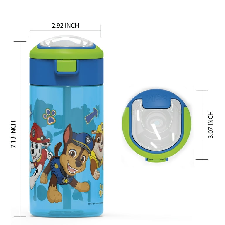 Contigo Paw Patrol Kids Plastic Water Bottle, Spill-Proof Tumbler