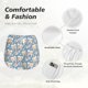 thumbnail image 4 of Balery Funny Cute Healthy Teeth Pantalones cortos deportivos para mujer con forro y dos bolsillos, elásticos, para entrenamiento, gimnasio, yoga-X-Large, 4 of 7