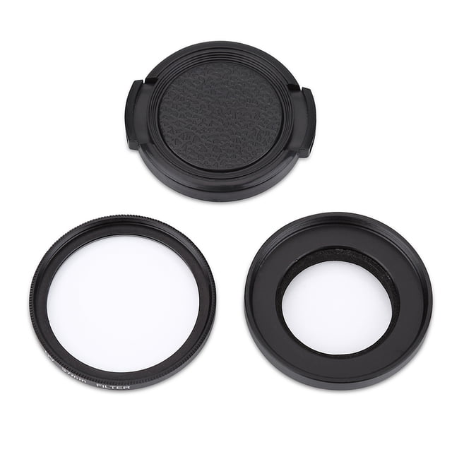 Filtro Ultravioleta, Filtro Ultravioleta de Vidrio de 37 mm Filtro de Lente Ultravioleta Con Alto Rendimiento para Cámaga de Deportes de Accio