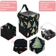 thumbnail image 2 of Christmas Tree Foldable Mini Trash Can for Car with Lid, Leak-Proof, and Hanging Storage Bag - Car Trash Can, 2 of 6