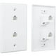 thumbnail image 5 of Paquete de 2 Placas de Pared Ethernet de 2 Puertos, Cat6 Hembra a Hembra Conector de Pared RJ45 Acoplador en LíNea Salida de Pared, Blanco, 5 of 5