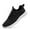 Black White, variant on Yytlch Men's Running Shoes Casual Breathable Walking Shoes Comfortable Lightweight Slip-On Sports Shoes