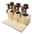 thumbnail image 2 of Naiovety Dispensador de alcohol, soportes simples para dispensación de cerveza, dispensadores de bebidas para Bar en casa, restaurante, soporte para Barra de herramientas Salida triple Naiovety HA044900-03, 2 of 6