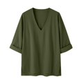 thumbnail image 2 of Camisas Para Hombre Hombres Otoño E Invierno Moda Casual A Cuadros Cuadrado Solapa Bolsillo Sin Capucha Clip De Sujeción Chaqueta De Algodón Top (Green, XXL), 2 of 7