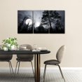 thumbnail image 3 of Hieng Abstract Canvas Wall Art, Painting Prints, Feather Pictures Modern Wall Decor for Living Room Bedroom Office Home Decor -（Only canvas）, 3 of 6