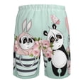 thumbnail image 6 of Naloa Cute Panda Men's Beach Shorts, Surfing shorts, Swim trunks, Quick Dry Swim Trunks for Surfing Beach Fun - Medium, 6 of 9