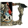 thumbnail image 3 of Medieval Horse Riding Knight Fighting a Dragon LE German Beer Stein .5 L Germany, 3 of 3