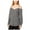 Black - ministripe, variant on Bar Iii Womens Striped Off The Shoulder Blouse