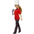 thumbnail image 5 of Barbie Careers Chef Doll, Petite with Blonde Hair & Frying Pan, 5 of 6