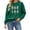 Army Green_A01, variant on gbyLJF Womens Pink Christmas Tree Sweatshirt Bow Graphic Long Sleeve Fleece Pullover Xmas Holiday Fall Winter Tops