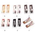 thumbnail image 4 of Wweixi Épingles à Cheveux Accessoires de Cheveux Utiles Pince Latérale Pince à Pression à la Mode Rose Rouge 1Set, 4 of 6