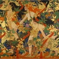 thumbnail image 3 of Robert Burns 15x15 Black Modern Framed Museum Art Print Titled - Diana and Her Nymphs (1926), 3 of 5