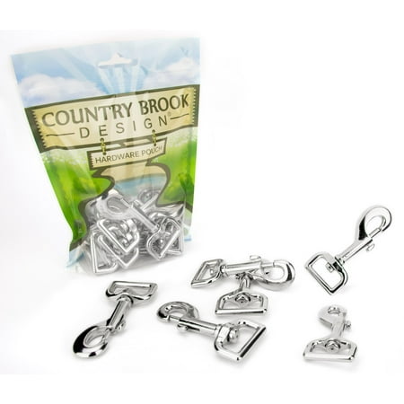 

10 - Country Brook Design® 1 inch Swivel Snap Hooks