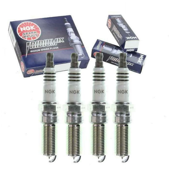 4 pc NGK Iridium IX Spark Plugs compatible with Ford Focus 2.0L 2.3L L4 2012-2017