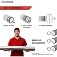 thumbnail image 4 of Neverest RKI 5" inch Professional Backdraft Damper Inline Spring Loaded, 4 of 6