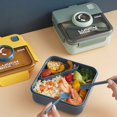 thumbnail image 1 of Conteneur de Stockage Alimentaire Étanche à 2 Compartiments Bento pour une Utilisation Quotidienne dans les Écoles de Bureau, 1 of 4