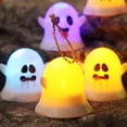 thumbnail image 2 of Halloween Night Light Decoration Flickering Flameless LED Tea Light Candles Battery Operated For Fireplace Holiday, 2 of 9