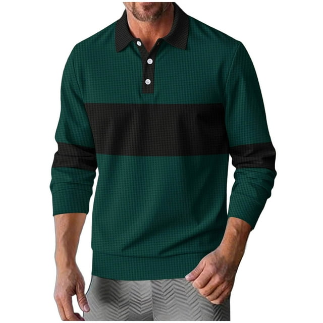 Kalauyu Mens Long Sleeve Shirt Classic Button Basic Solid Color Designed Collared Shirt Fashion Casual Shirts