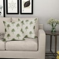 thumbnail image 6 of Sage Green Palm Tree Pillow Covers 20X20 InchTropical Coconut Trees Coastal Plants Decorative Pillow Cases Set of 2 Summer Retro Cotton Linen Throw Pillows Home Decor For Sofa Porch Couch Outdoor, 6 of 6