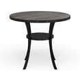 thumbnail image 2 of Roundhill Furniture Biony Dining Collection Espresso Wood Counter Height Nailhead Dining Table - Brown, 2 of 4