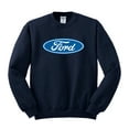 thumbnail image 2 of Wild Bobby, Ford Motors Blue Logo, Cars and Trucks, Unisex Crewneck Graphic Sweatshirt, Navy, 3X-Large, 2 of 4