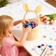 thumbnail image 4 of Canasta de Pascua con orejas de conejo | Bolsa de tela a cuadros para guardar dulces de Pascua | Precioso bolso decorativo para regalos de Pascua y decoración del hogar, 4 of 6