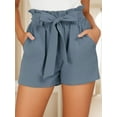 thumbnail image 5 of SANOPY Women Summer Casual Shorts with Pockets High Waist Bowknot Tie Chic Design Shorts, 5 of 6