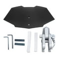 thumbnail image 2 of Adjustable Motorcycle Extension, Premium Acrylic, Universal Fitment, Motorcycle Wind Deflector Extension, Aluminum Alloy Bracket, Compatible with  Cruiser for Most Motorcycle, 2 of 7