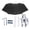 Smoky Black, variant on Suodoka Motorcycle Windshield Extension Acrylic Heightened Adjustable Clip On Wind Deflector Windscreen for Motorbike Smoky Black 12.2 inches / 31 cm Universal Fitment