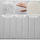 thumbnail image 3 of style 2 Alfombra de baño de espuma viscoelástica para baño, alfombra de baño antideslizante, terciopelo grueso, suave y cómodo, absorbe el agua, estilo gris 1, 3 of 5