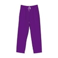 thumbnail image 5 of Balery Purple print Men's Pajama Pants,Ultra Lightweight Pjs,Lounge Pant-X-Large, 5 of 9