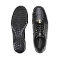 thumbnail image 2 of Belvedere Mens' Astor Black Genuine Caiman Crocodile Soft Calf Casual Shoes (11), 2 of 3