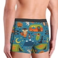 thumbnail image 6 of Cauagu Animals In Camping Print Boxer Briefs for Men,Comfortable Breathable Men's Underwear Moisture Wicking Underpants -Large, 6 of 8