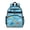 Dinosaur and Skeleton, variant on Dinosaur and Skeleton Bright Blue Backpack for School, Cute School Bag with Adjustable Shoulder Straps and Padded Back, 15.25"x11.5"x5.25"