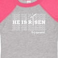 thumbnail image 4 of Inktastic He is Risen Mirror Words Boys or Girls Baby Bodysuit, 4 of 5